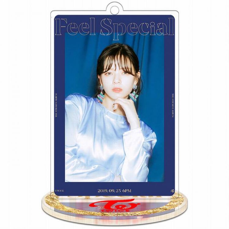 Twice Feel Special-Jeongyeon-1 Rectangular Small Standing Plates acrylic keychain pendant 8-9CM