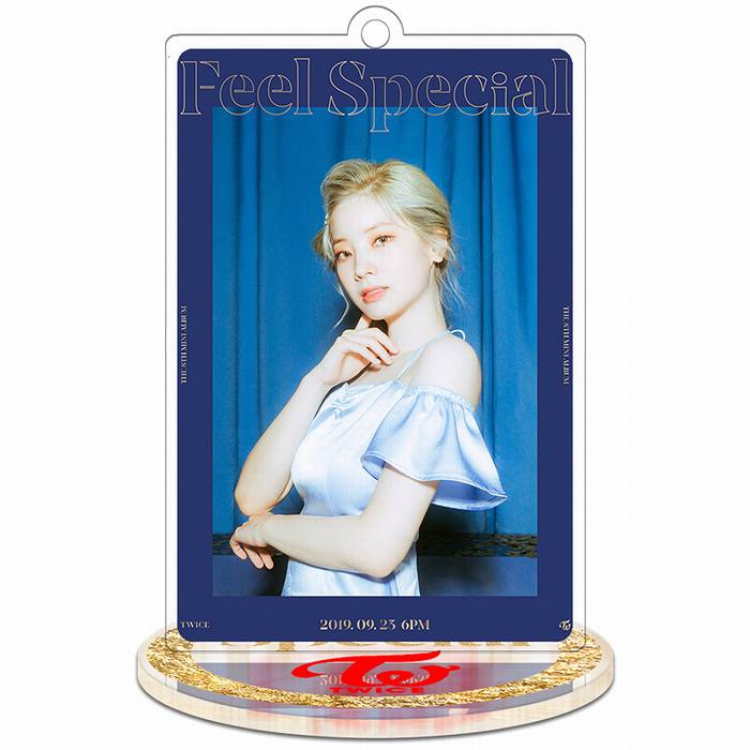 Twice Feel Special-Dahyun-1 Rectangular Small Standing Plates acrylic keychain pendant 8-9CM