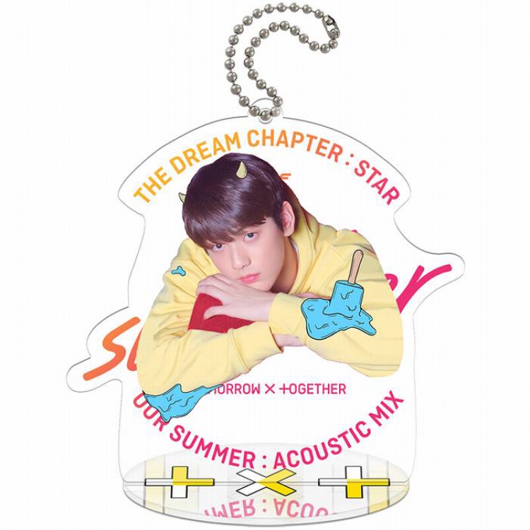 TXT-SOOBIN Small Standing Plates Acrylic keychain pendant 9-10CM