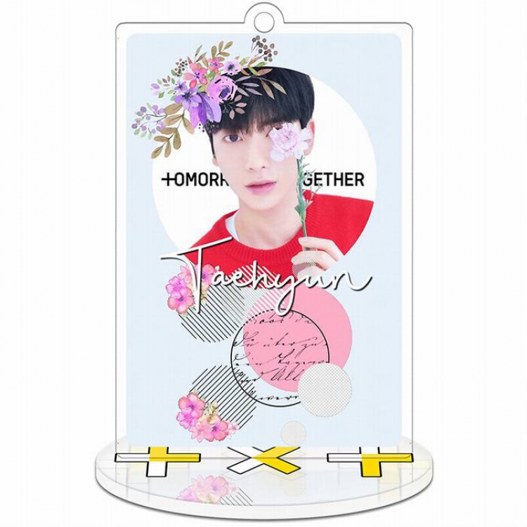 TXT-TAEHYUN Rectangular Small Standing Plates acrylic keychain pendant 8-9CM