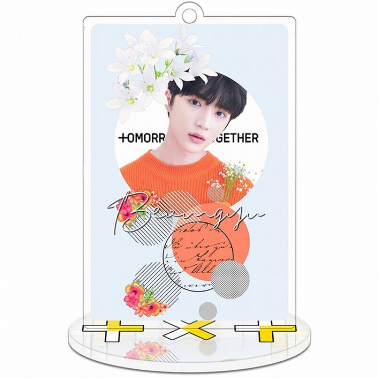 TXT-BEOMGYU Rectangular Small Standing Plates acrylic keychain pendant 8-9CM