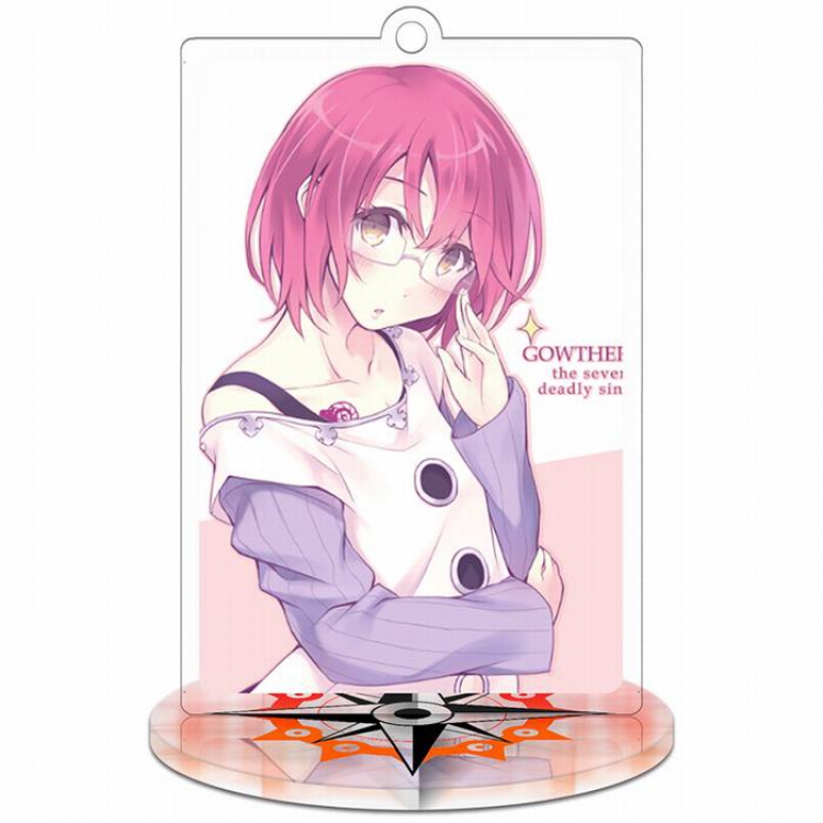 The Seven Deadly Sin Gowther Rectangular Small Standing Plates acrylic keychain pendant 8-9CM