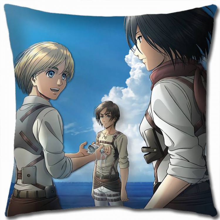 Attack on Titan Double-sided full color pillow cushion 45X45CM-J12-140 NO FILLING