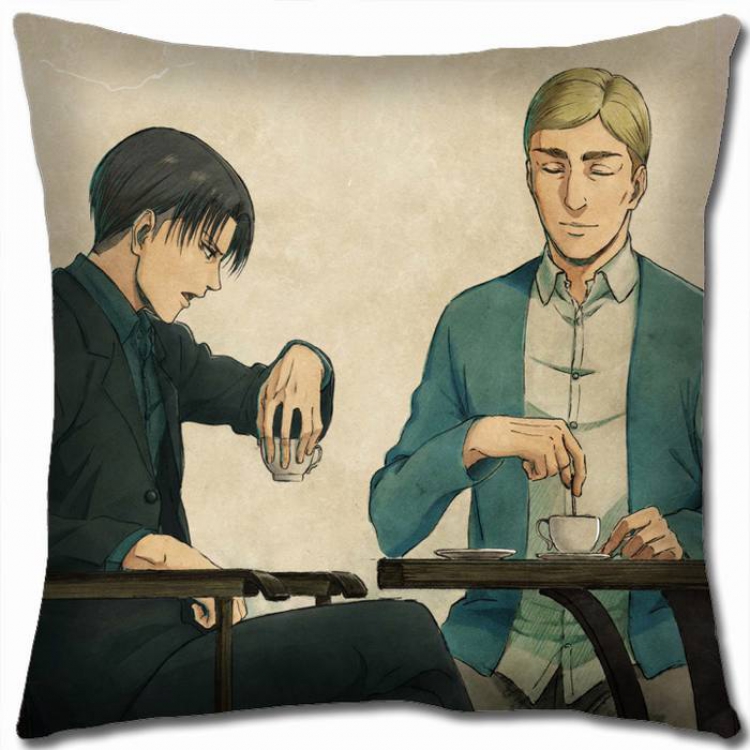 Attack on Titan Double-sided full color pillow cushion 45X45CM-J12-139 NO FILLING
