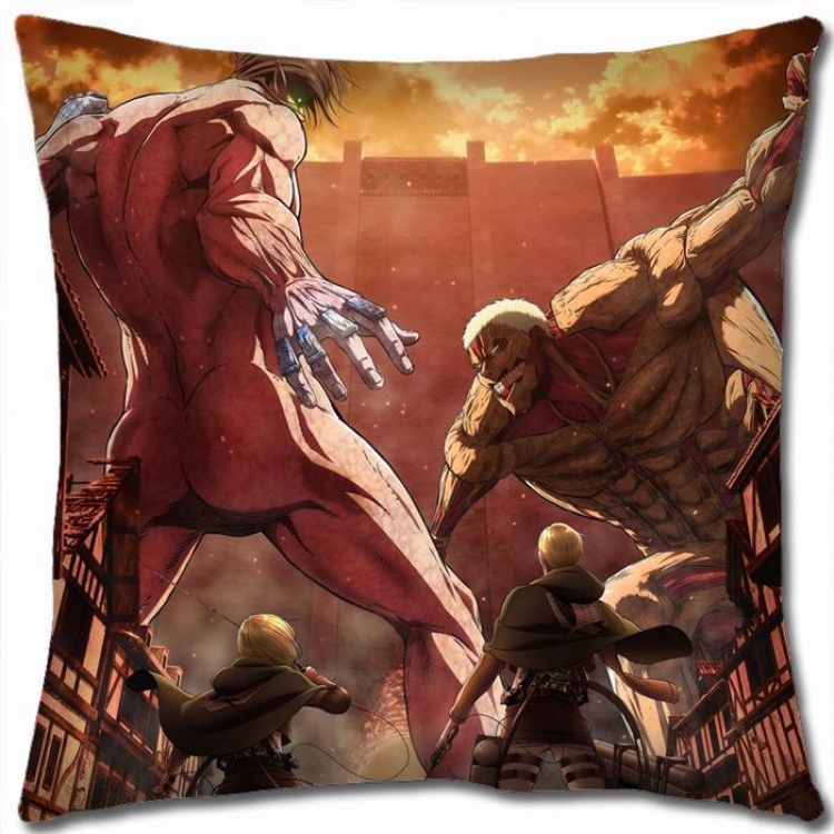 Attack on Titan Double-sided full color pillow cushion 45X45CM-J12-146 NO FILLING