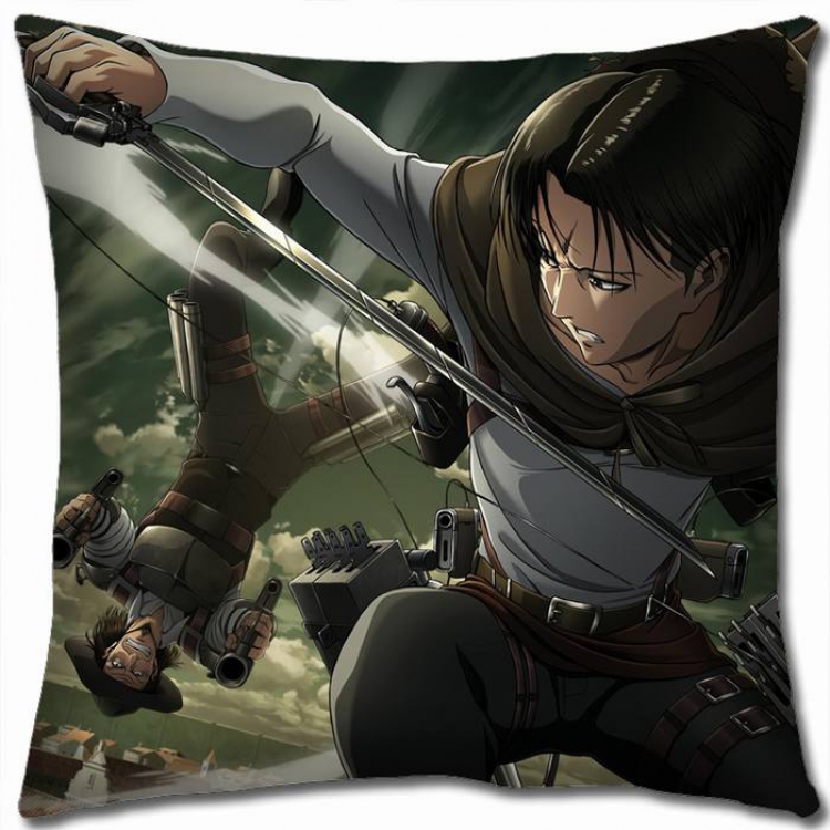 Attack on Titan Double-sided full color pillow cushion 45X45CM-J12-143 NO FILLING