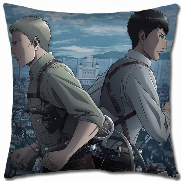 Attack on Titan Double-sided full color pillow cushion 45X45CM-J12-142 NO FILLING