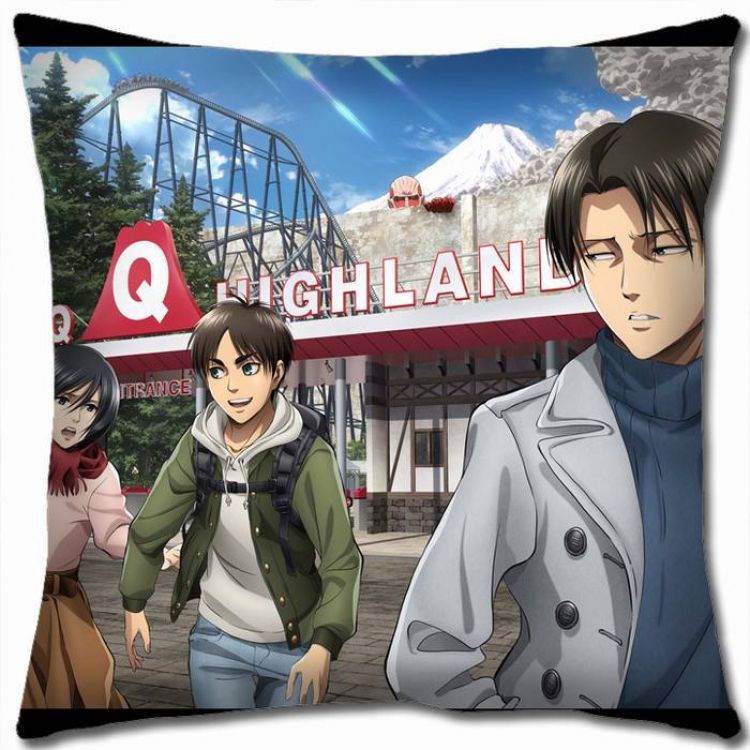 Attack on Titan Double-sided full color pillow cushion 45X45CM-J12-148 NO FILLING
