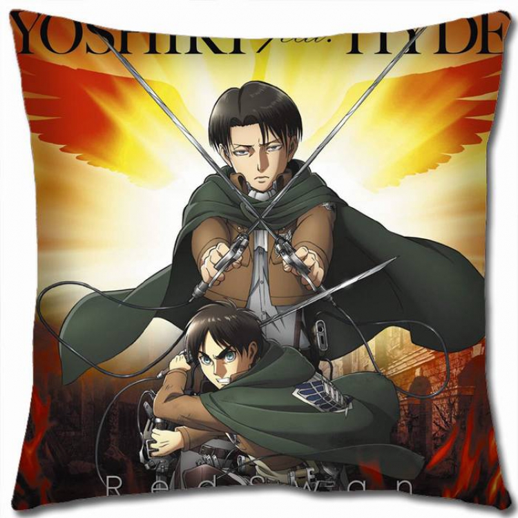 Attack on Titan Double-sided full color pillow cushion 45X45CM-J12-149 NO FILLING