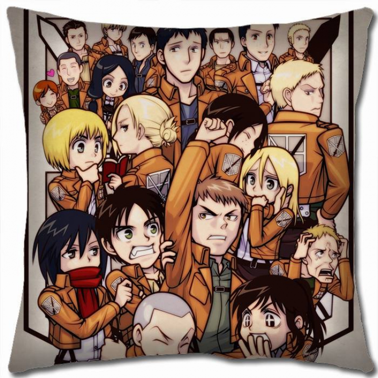 Attack on Titan Double-sided full color pillow cushion 45X45CM-J12-150 NO FILLING