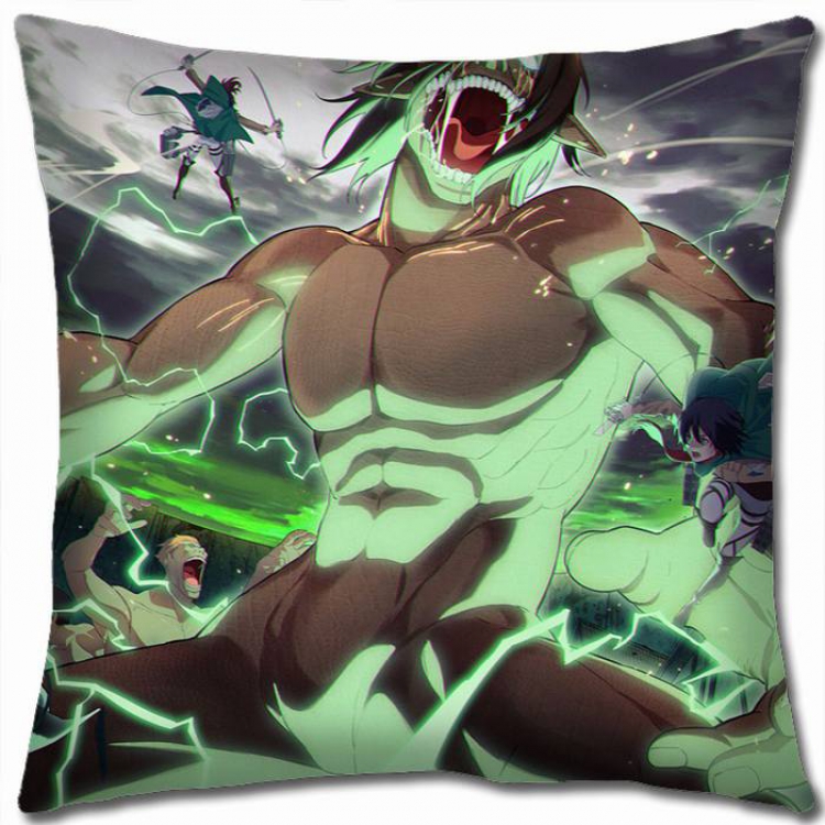 Attack on Titan Double-sided full color pillow cushion 45X45CM-J12-151 NO FILLING