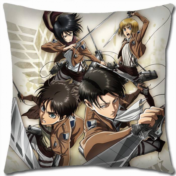 Attack on Titan Double-sided full color pillow cushion 45X45CM-J12-155 NO FILLING