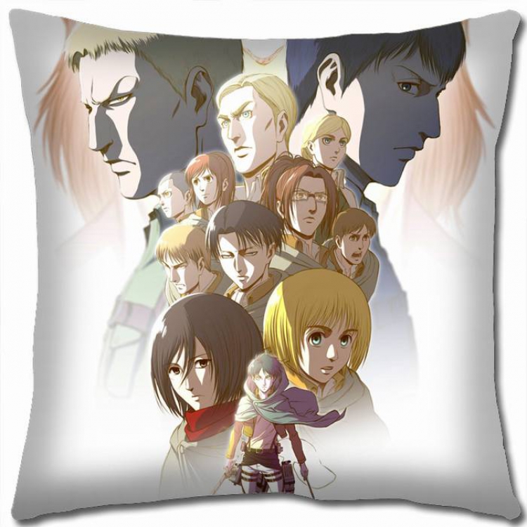 Attack on Titan Double-sided full color pillow cushion 45X45CM-J12-163 NO FILLING