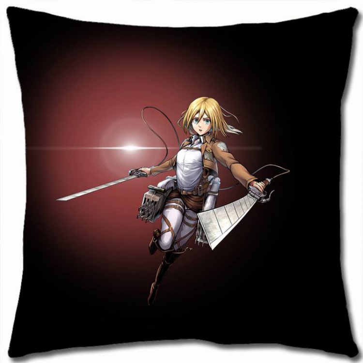 Attack on Titan Double-sided full color pillow cushion 45X45CM-J12-166 NO FILLING