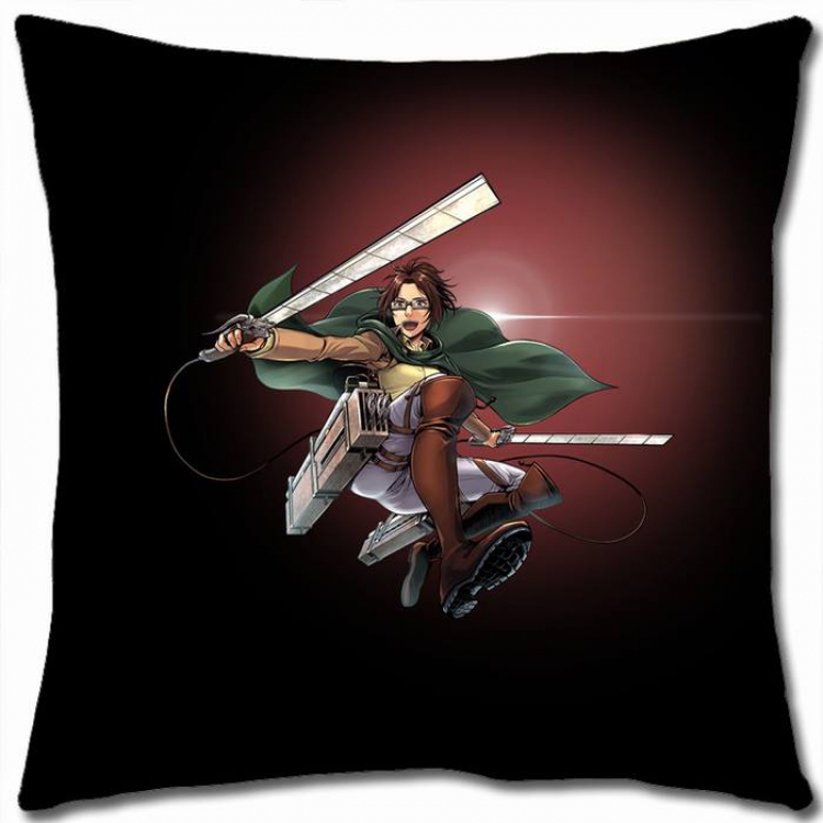 Attack on Titan Double-sided full color pillow cushion 45X45CM-J12-177 NO FILLING