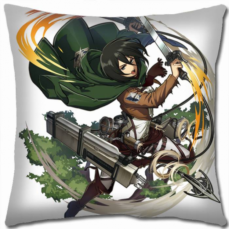 Attack on Titan Double-sided full color pillow cushion 45X45CM-J12-183 NO FILLING