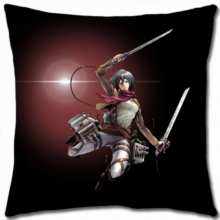 Attack on Titan Double-sided full color pillow cushion 45X45CM-J12-185 NO FILLING