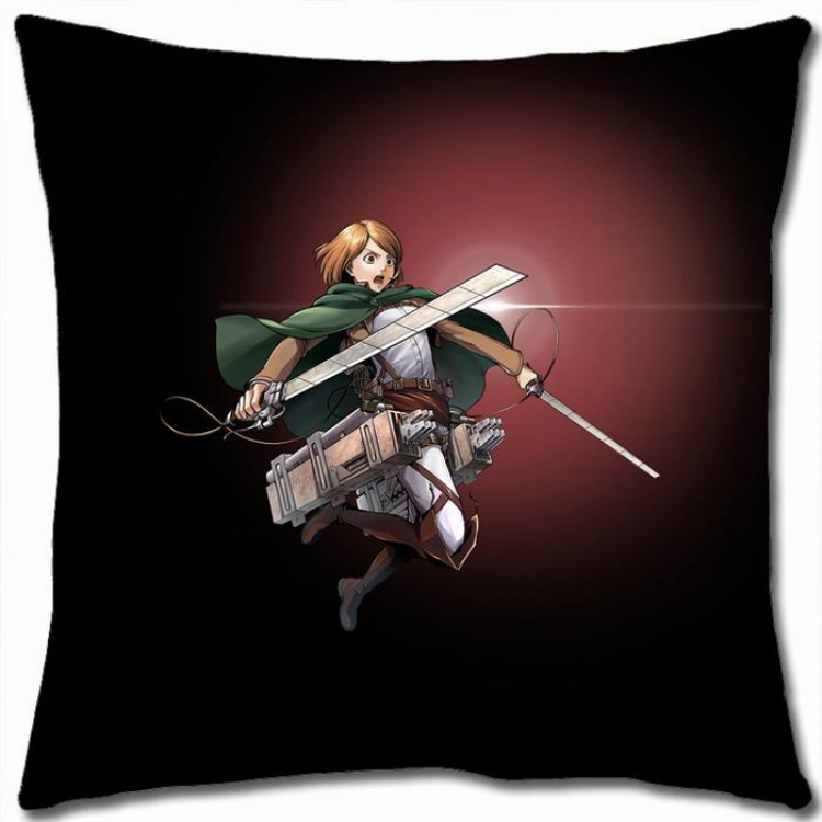 Attack on Titan Double-sided full color pillow cushion 45X45CM-J12-186 NO FILLING