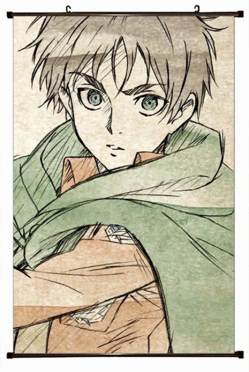 Attack on Titan Plastic pole cloth painting Wall Scroll 60X90CM preorder 3 days J12-133 NO FILLING