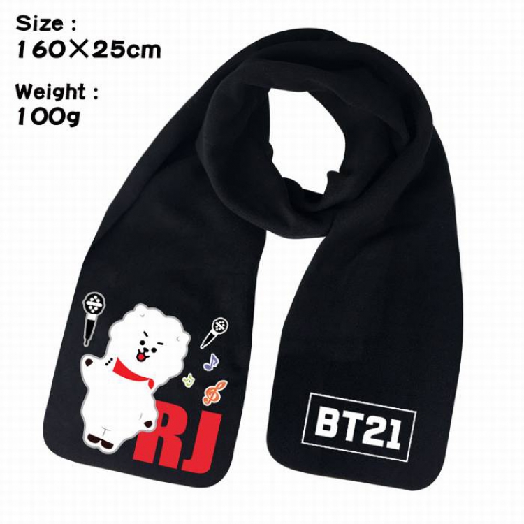 BTS-4A Anime fleece scarf bib 160X25CM 100G