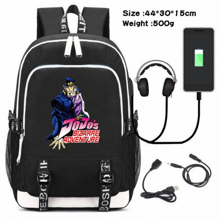 JoJos Bizarre Adventure-020 Anime USB Charging Backpack Data Cable Backpack