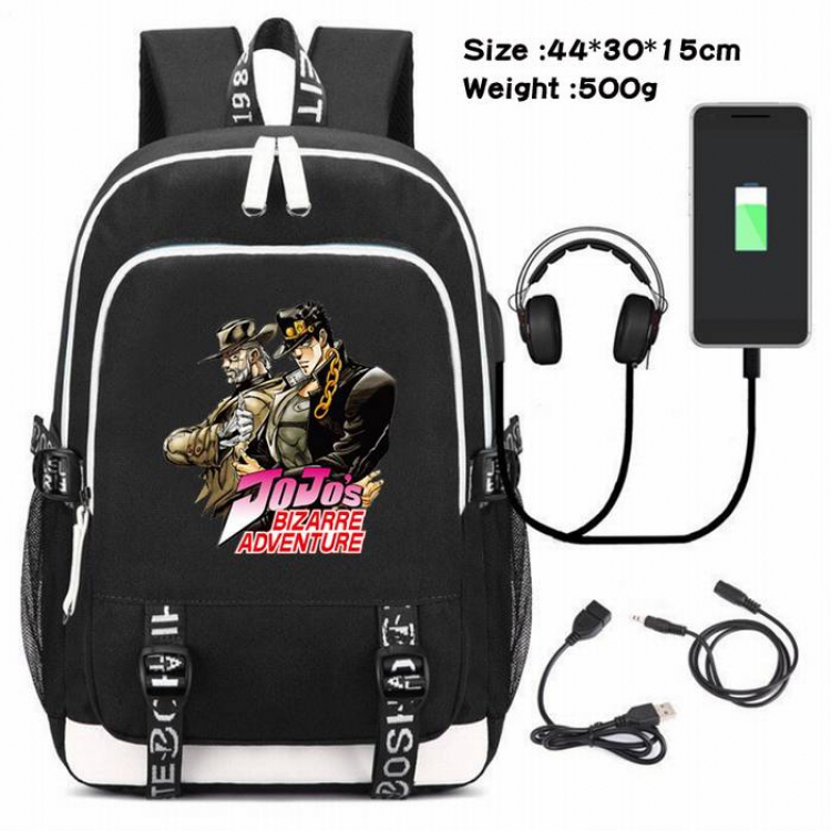 JoJos Bizarre Adventure-023 Anime USB Charging Backpack Data Cable Backpack
