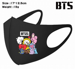 BTS-1A Black Anime color print...