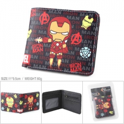 Iron man Full color PU silk sc...