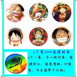 One Piece Anime tinplate brigh...