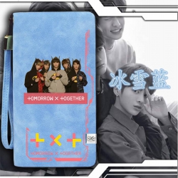 TXT Blue Harajuku College styl...