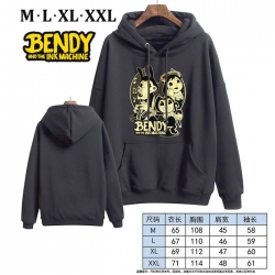 Bendy-1 Black Printed hooded a...