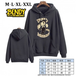 Bendy-11 Black Printed hooded ...