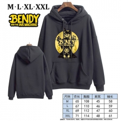 Bendy-12 Black Printed hooded ...
