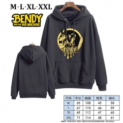 Bendy-13 Black Printed hooded ...