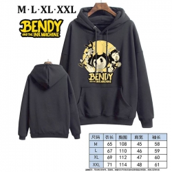 Bendy-2 Black Printed hooded a...