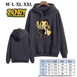 Bendy-3 Black Printed hooded a...