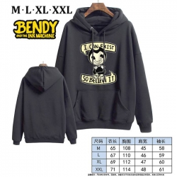 Bendy-4 Black Printed hooded a...