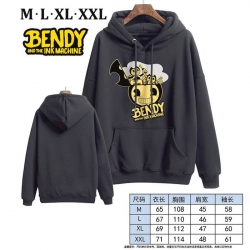 Bendy-9 Black Printed hooded a...