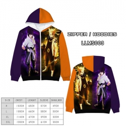 Naruto Anime full color zipper...