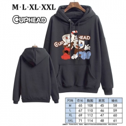 Cuphead-1 Black Printed hooded...