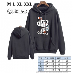 Cuphead-6 Black Printed hooded...