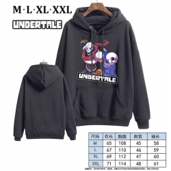 Undertale-10 Black Printed hoo...