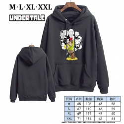 Undertale-2 Black Printed hood...