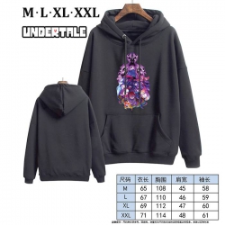 Undertale-3 Black Printed hood...