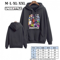 Undertale-5 Black Printed hood...