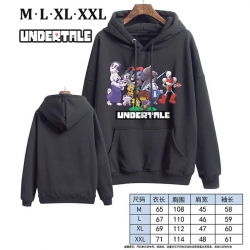 Undertale-4 Black Printed hood...