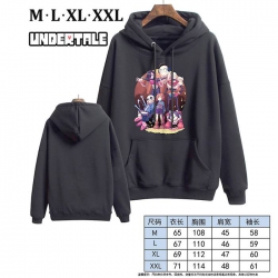 Undertale-8 Black Printed hood...