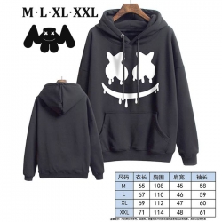 Marshmello-2 Black Printed hoo...