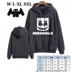 Marshmello-4 Black Printed hoo...