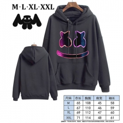 Marshmello-7 Black Printed hoo...